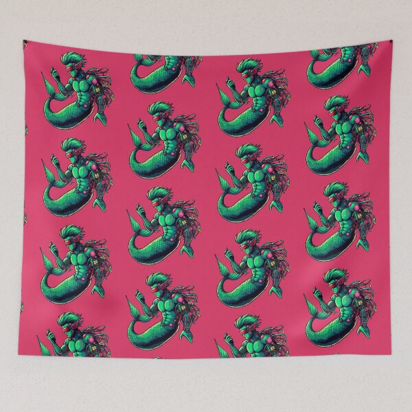 Item preview, Cyberpunk Merman designed and sold by Ghost on Toast.