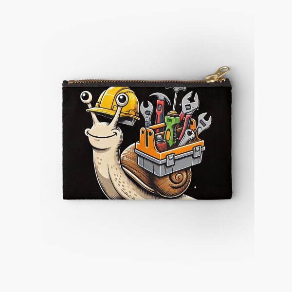 Item preview, t-shirt man , boy, snail , worker, work ,toolbox,construction designed and sold by EpicBuy.