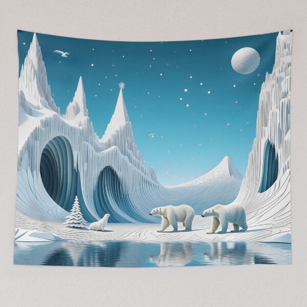 Item preview, Polar Bear Caves designed and sold by Paw's Arts.