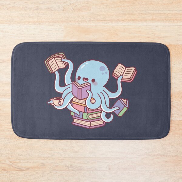 Item preview, Cute Octopus Busy Reading Books designed and sold by rustydoodle.
