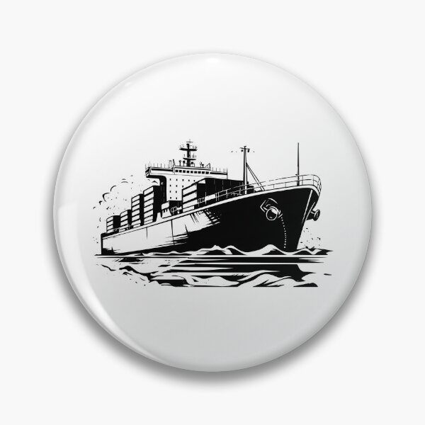 Item preview, Container Cargo Ship Freight Vessel Carrier Watercraft designed and sold by inkoutninja.