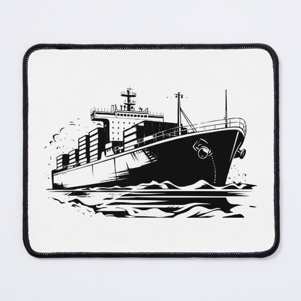 Item preview, Container Cargo Ship Freight Vessel Carrier Watercraft designed and sold by inkoutninja.