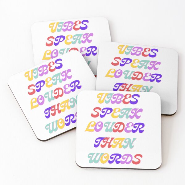 Item preview, Vibes Speak Louder Than Words designed and sold by Ashsd.