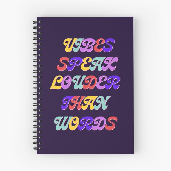Item preview, Vibes Speak Louder Than Words designed and sold by Ashsd.