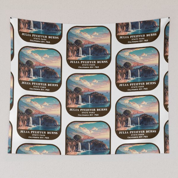 Item preview, Vintage Julia Pfeiffer Burns State Park (California State Park) designed and sold by RabbitK.