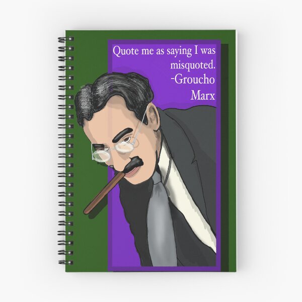 Item preview, Groucho Marx Quote designed and sold by TLBugg.