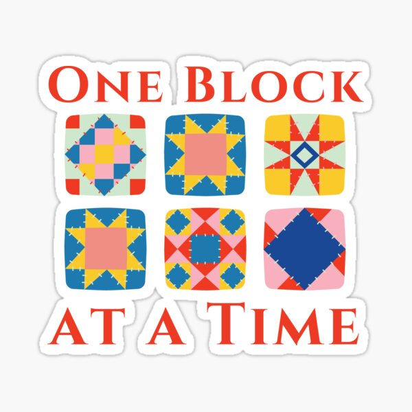 Item preview, One Block at a Time Quilt Funny Quilting  designed and sold by Wiss2Arts.