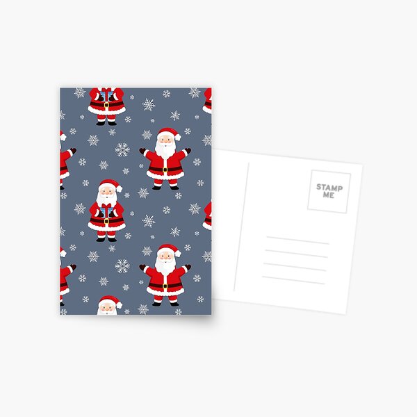 Item preview, Jolly Santa Claus & Snowflakes Pattern - Christmas Cheer for All Ages  designed and sold by Lovingart222.