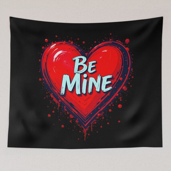 Item preview, Be Mine Valentine's Day Love Heart designed and sold by TheArtOfPat.