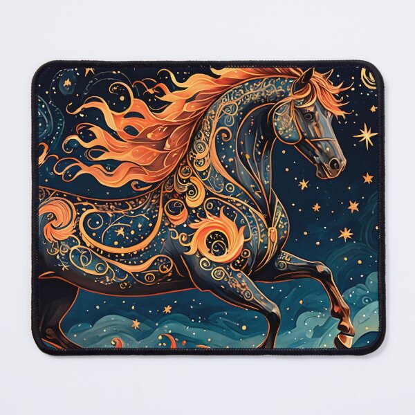 Item preview, Horse of fire and flames designed and sold by artedamensagem.