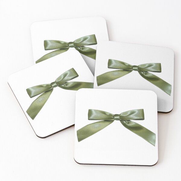 Item preview, Coquette Green Ribbon Bow designed and sold by Maggie Elias.