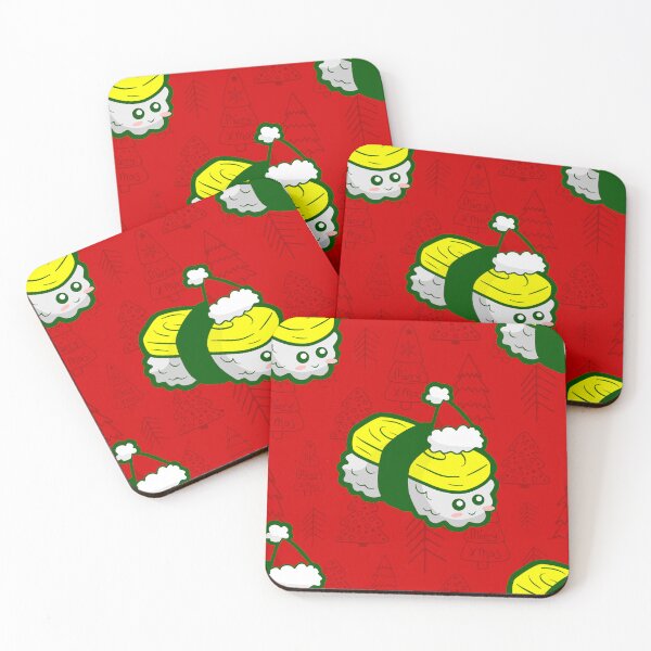 Item preview, cute christmas tamago sushi santa designed and sold by Gossip Rag.