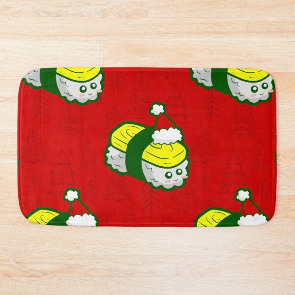 Item preview, cute christmas tamago sushi santa designed and sold by Gossip Rag.