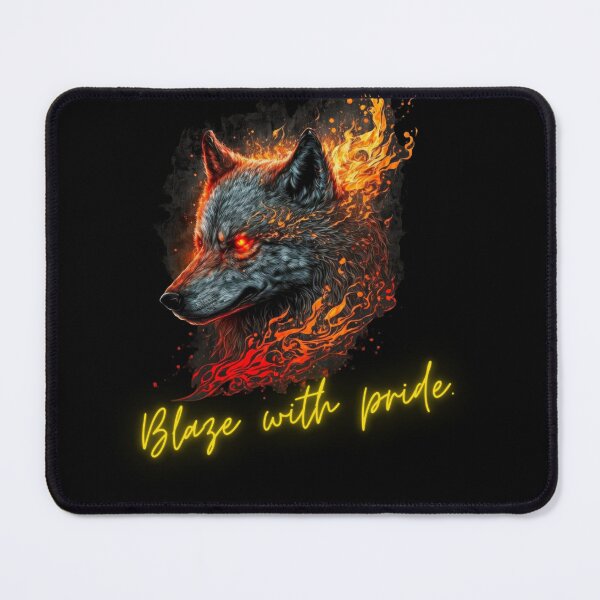 Item preview, For Nature, Fire Wolf, Blaze with pride. designed and sold by JoyfulCreations.