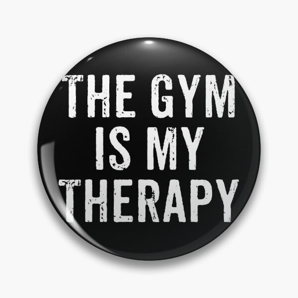 Item preview, The Gym Is My Therapy designed and sold by zeviwanty.