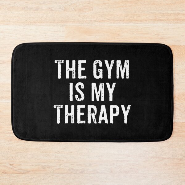 Item preview, The Gym Is My Therapy designed and sold by zeviwanty.