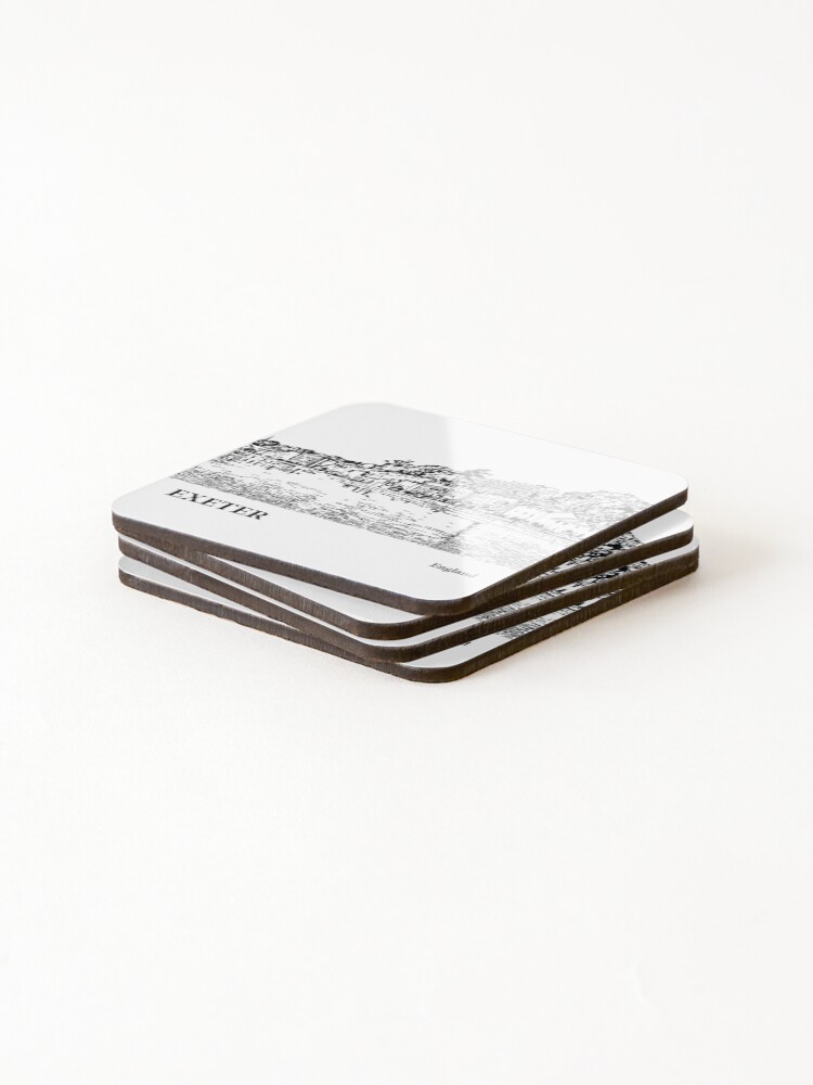 Thumbnail 4 of 5, Coasters (Set of 4), Exeter England designed and sold by Lakeric.