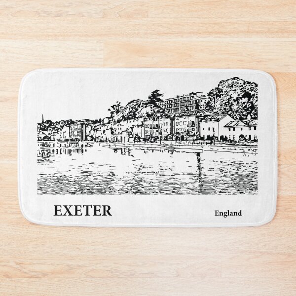 Artikelvorschau, Exeter, England entworfen und verkauft von Lakeric Cityscapes.