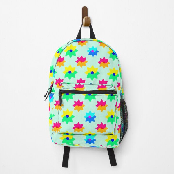 Item preview, A colorful pattern of flowers is displayed on a white background designed and sold by PWDigitalArt.