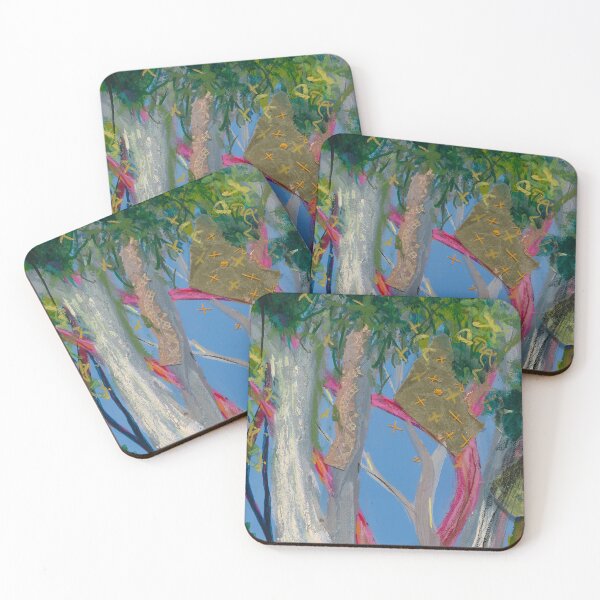 Item preview, Abstract Gum Trees in the Blue Sky designed and sold by leahgay.