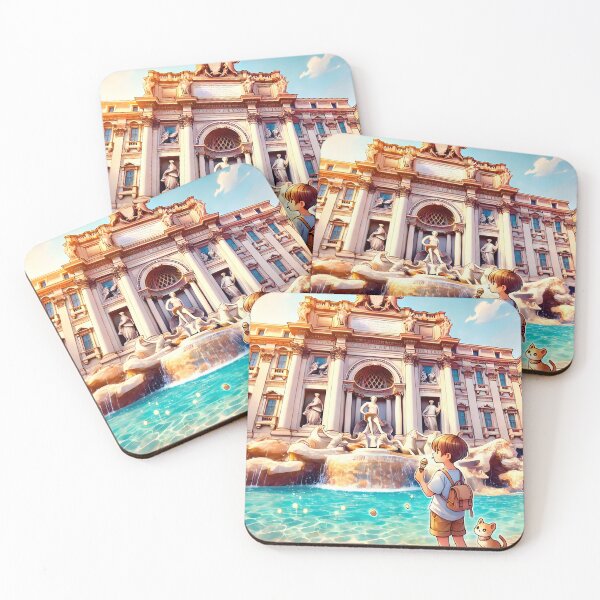 Item preview, Gelato Time at the Fontana di Trevi designed and sold by unrealartwork.