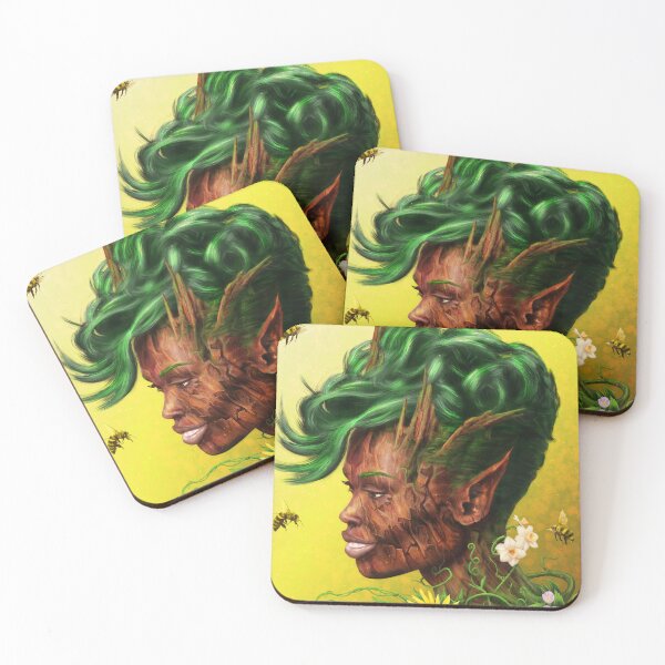 Item preview, Dryad of Summer Portrait designed and sold by Rene Trujillo Illustrations.