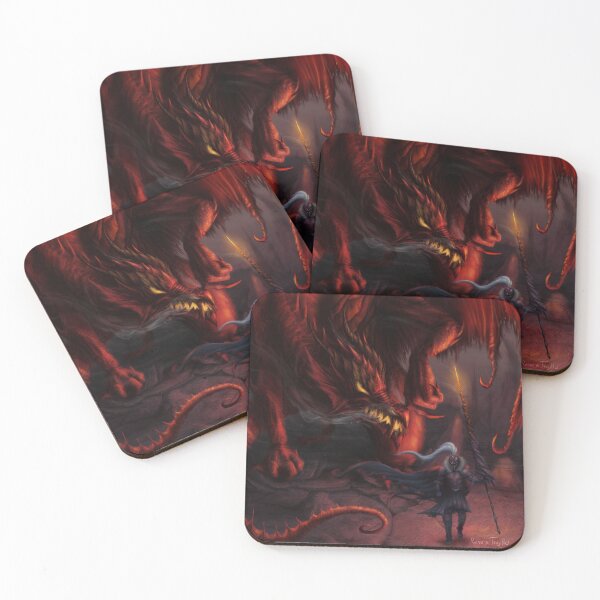 Item preview, The Dragon & His Master designed and sold by Rene Trujillo Illustrations.