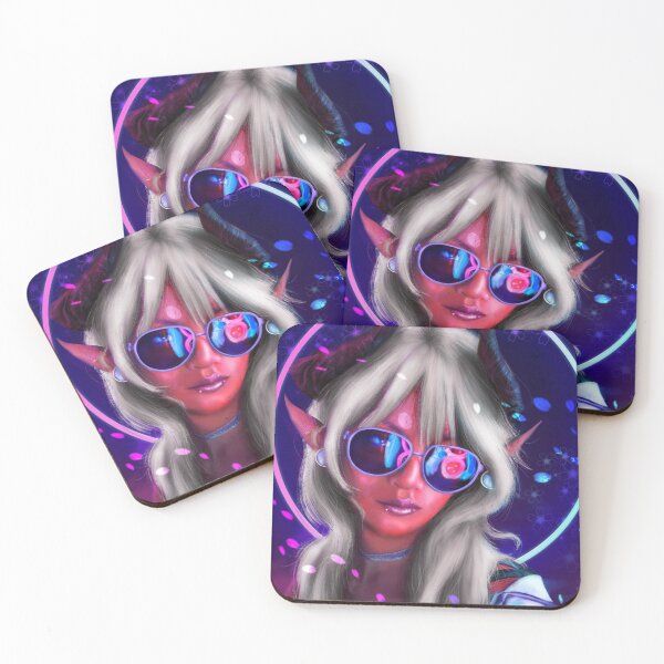Item preview, Portrait of an Oni Girl designed and sold by Rene Trujillo Illustrations.