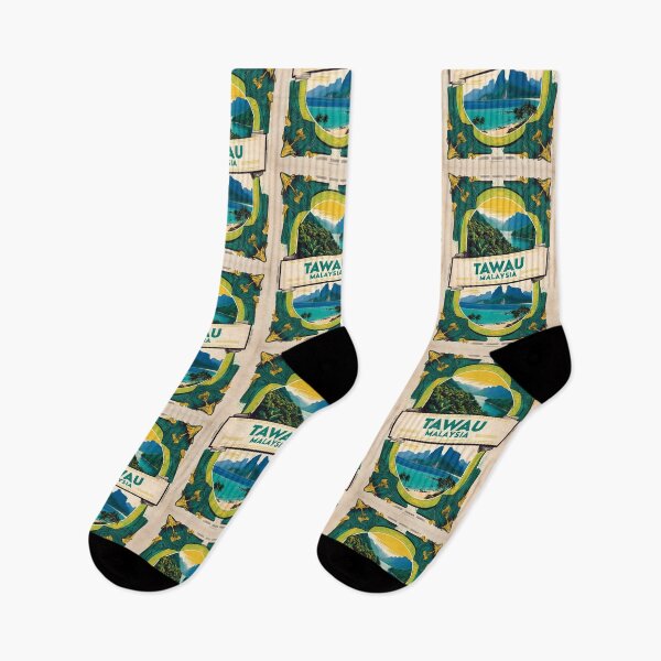 Item preview, Tawau Malaysia Vintage Travel Tourism designed and sold by TravelersGems.