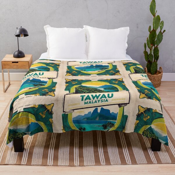 Item preview, Tawau Malaysia Vintage Travel Tourism designed and sold by TravelersGems.