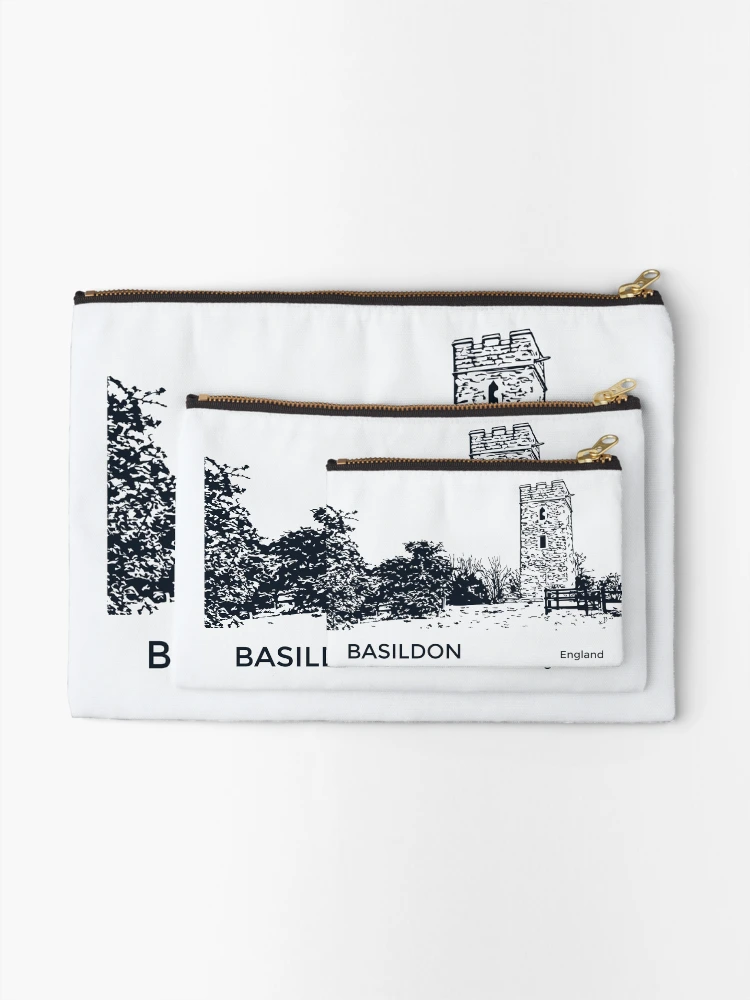 Thumbnail 2 of 4, Zipper Pouch, Basildon England designed and sold by Lakeric.