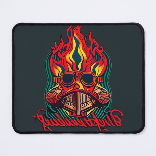 Item preview, Flaming Mask Logo designed and sold by Chubuter.