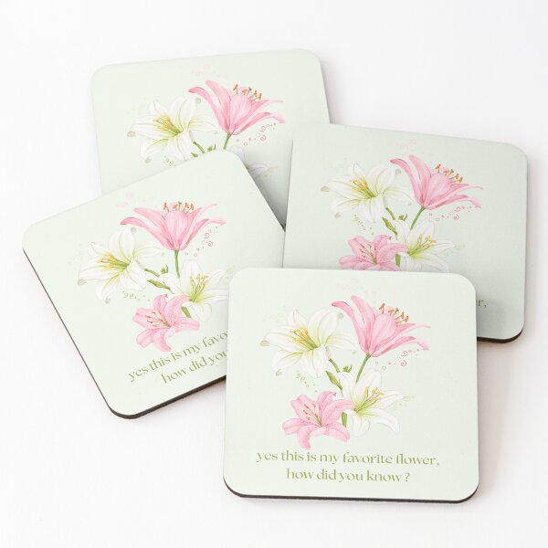 Item preview, "Lily is my favorite flower..." designed and sold by Daintywear.