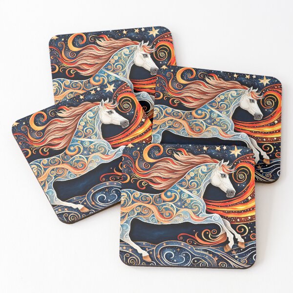 Item preview, Horse of fire and flames designed and sold by artedamensagem.