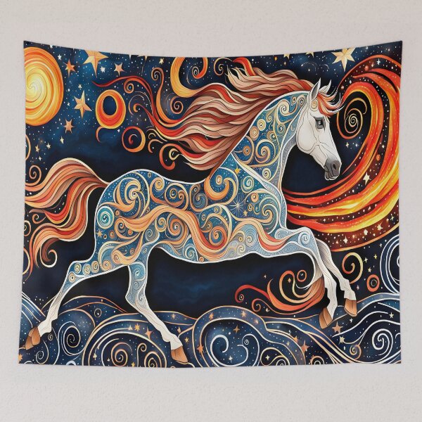 Item preview, Horse of fire and flames designed and sold by artedamensagem.