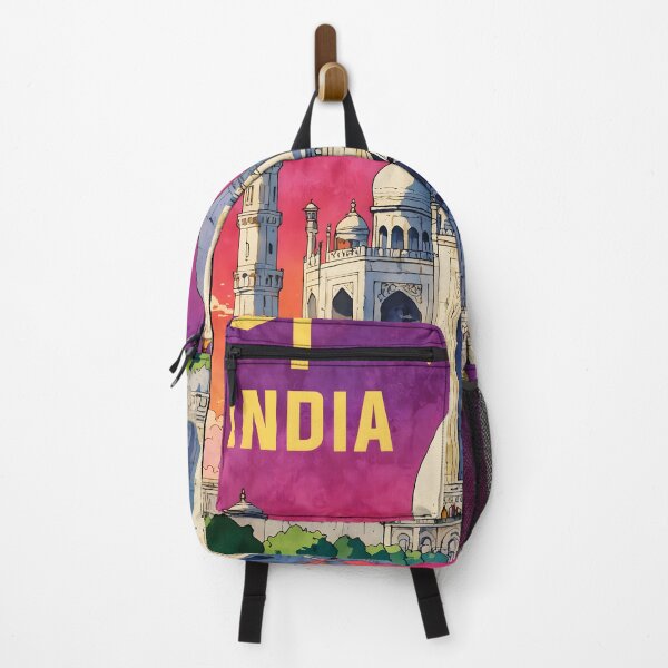 Item preview, Retro Anime Girl Taj Mahal India 80s Vintage Travel designed and sold by Retro-Anime9.