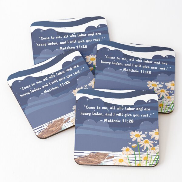 Item preview, Matthew 11:28 designed and sold by scripture-faith.