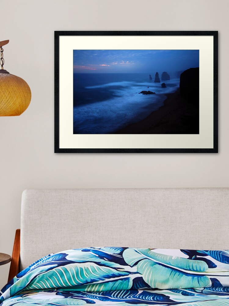 Thumbnail 1 of 7, Framed Art Print, The Twelve Apostles, Dusk, Great Ocean Road, Australia designed and sold by Chockstone.