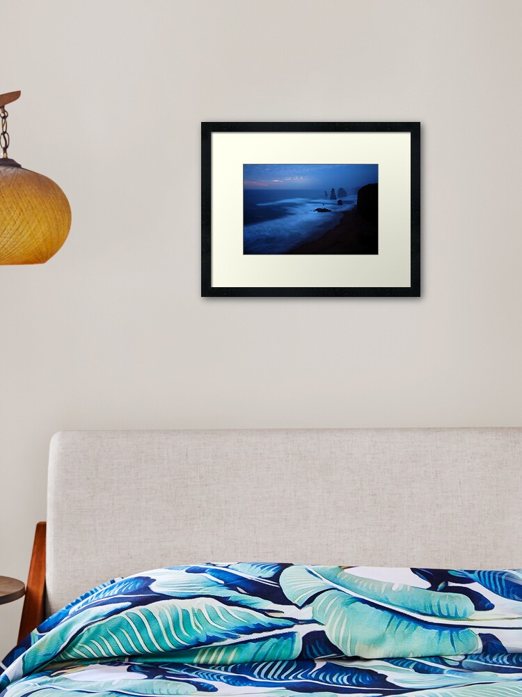 Thumbnail 1 of 7, Framed Art Print, The Twelve Apostles, Dusk, Great Ocean Road, Australia designed and sold by Chockstone.