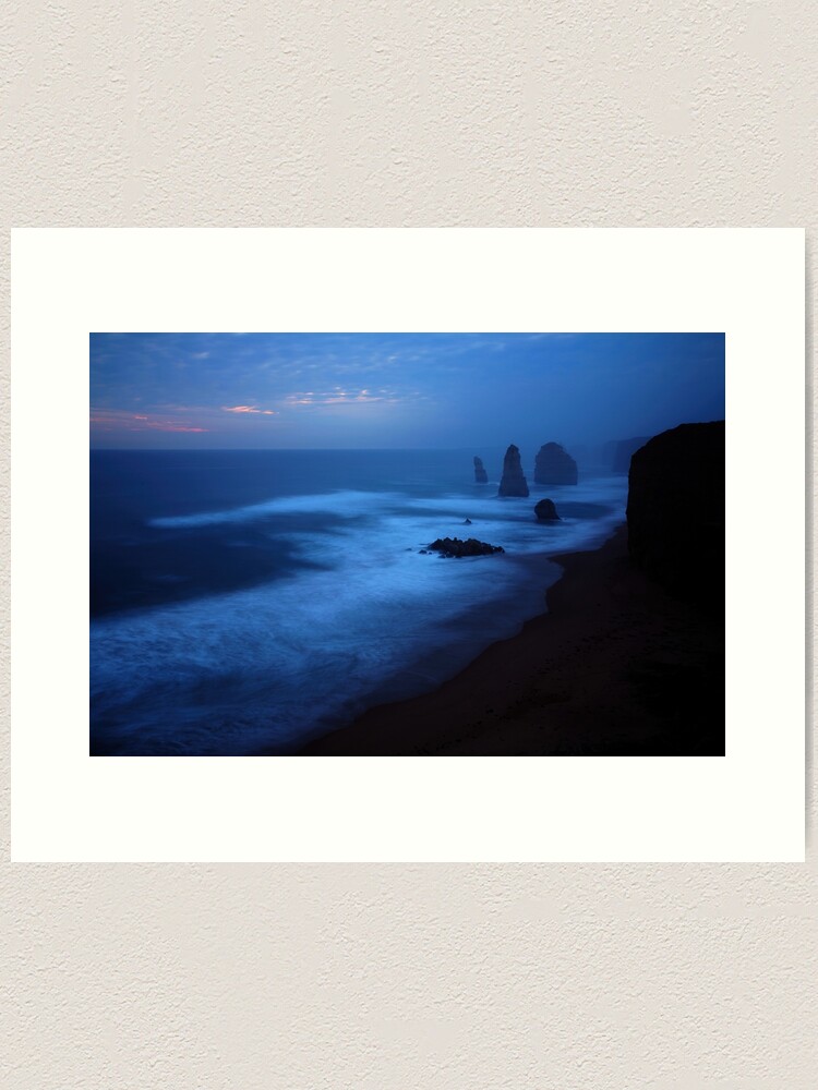 Thumbnail 2 of 3, Art Print, The Twelve Apostles, Dusk, Great Ocean Road, Australia designed and sold by Chockstone.