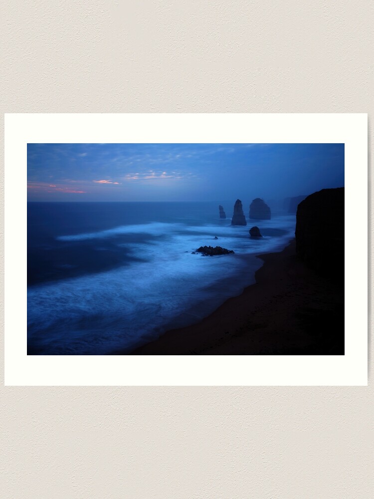 Thumbnail 2 of 3, Art Print, The Twelve Apostles, Dusk, Great Ocean Road, Australia designed and sold by Chockstone.