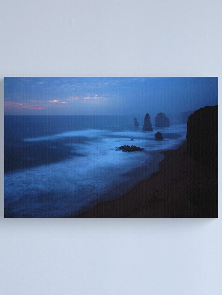 Thumbnail 2 of 3, Canvas Print, The Twelve Apostles, Dusk, Great Ocean Road, Australia designed and sold by Chockstone.