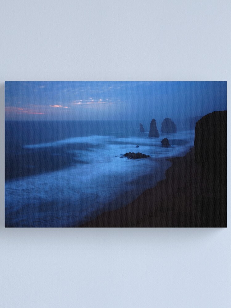Thumbnail 2 of 3, Canvas Print, The Twelve Apostles, Dusk, Great Ocean Road, Australia designed and sold by Chockstone.