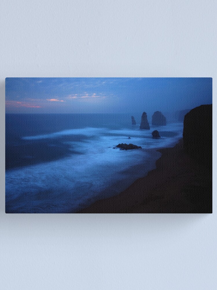 Thumbnail 2 of 3, Canvas Print, The Twelve Apostles, Dusk, Great Ocean Road, Australia designed and sold by Chockstone.