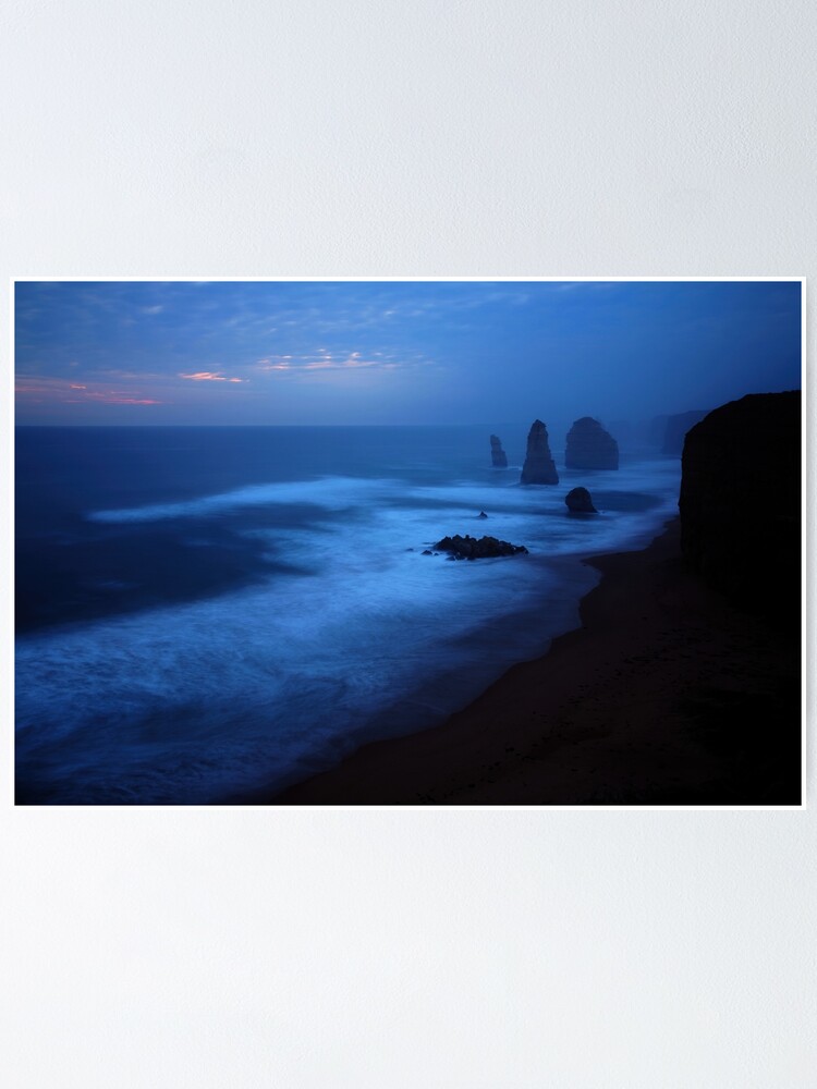 Thumbnail 2 of 3, Poster, The Twelve Apostles, Dusk, Great Ocean Road, Australia designed and sold by Chockstone.
