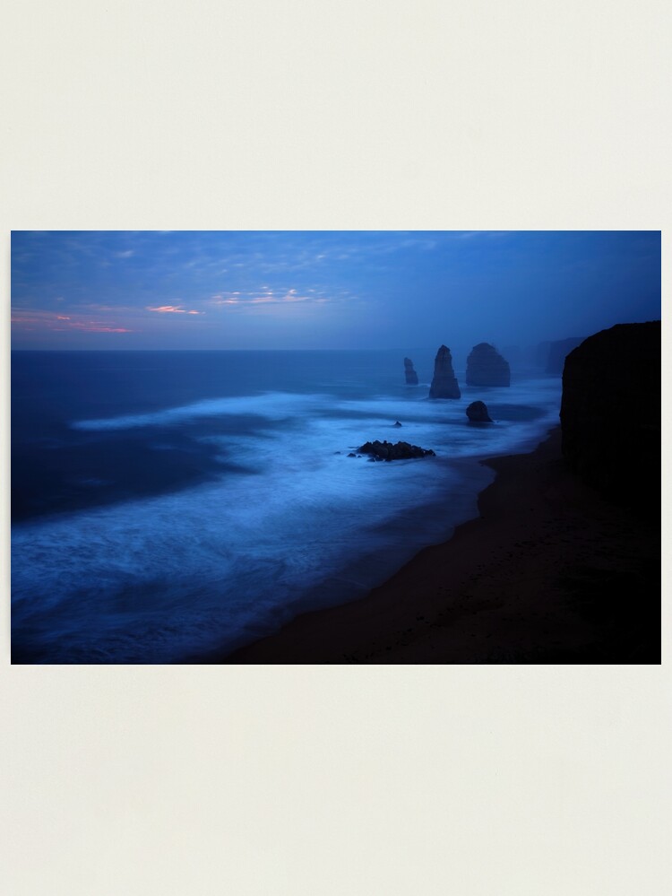 Thumbnail 2 of 3, Photographic Print, The Twelve Apostles, Dusk, Great Ocean Road, Australia designed and sold by Chockstone.