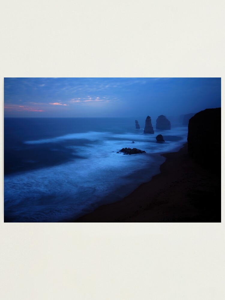 Thumbnail 2 of 3, Photographic Print, The Twelve Apostles, Dusk, Great Ocean Road, Australia designed and sold by Chockstone.