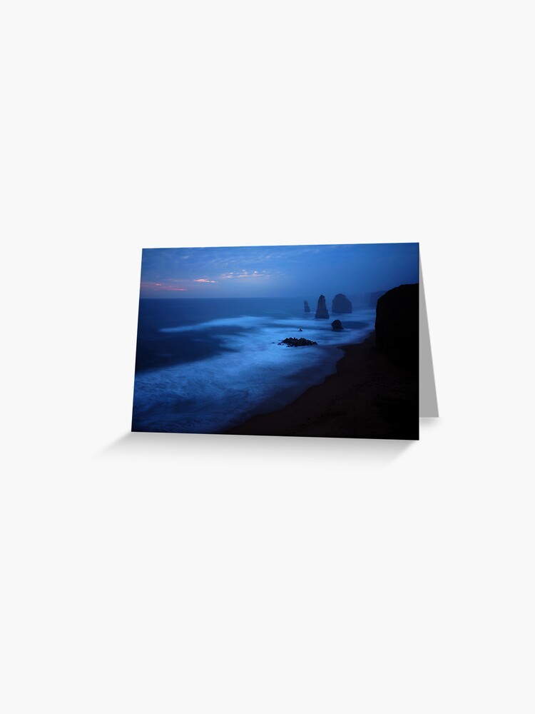 Thumbnail 1 of 2, Greeting Card, The Twelve Apostles, Dusk, Great Ocean Road, Australia designed and sold by Chockstone.
