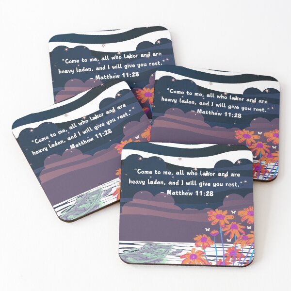 Item preview, Matthew 11:28 designed and sold by scripture-faith.