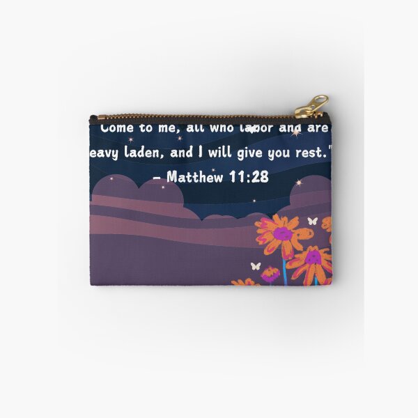 Item preview, Matthew 11:28 designed and sold by scripture-faith.